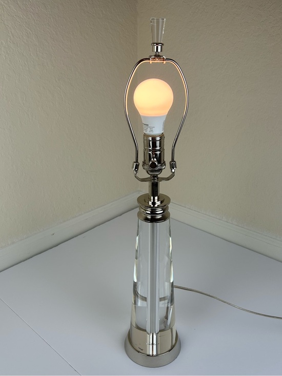 Pottery Barn Other - Pottery Barn RETIRED Crystal Bancroft Table Lamp HEAVY 26”